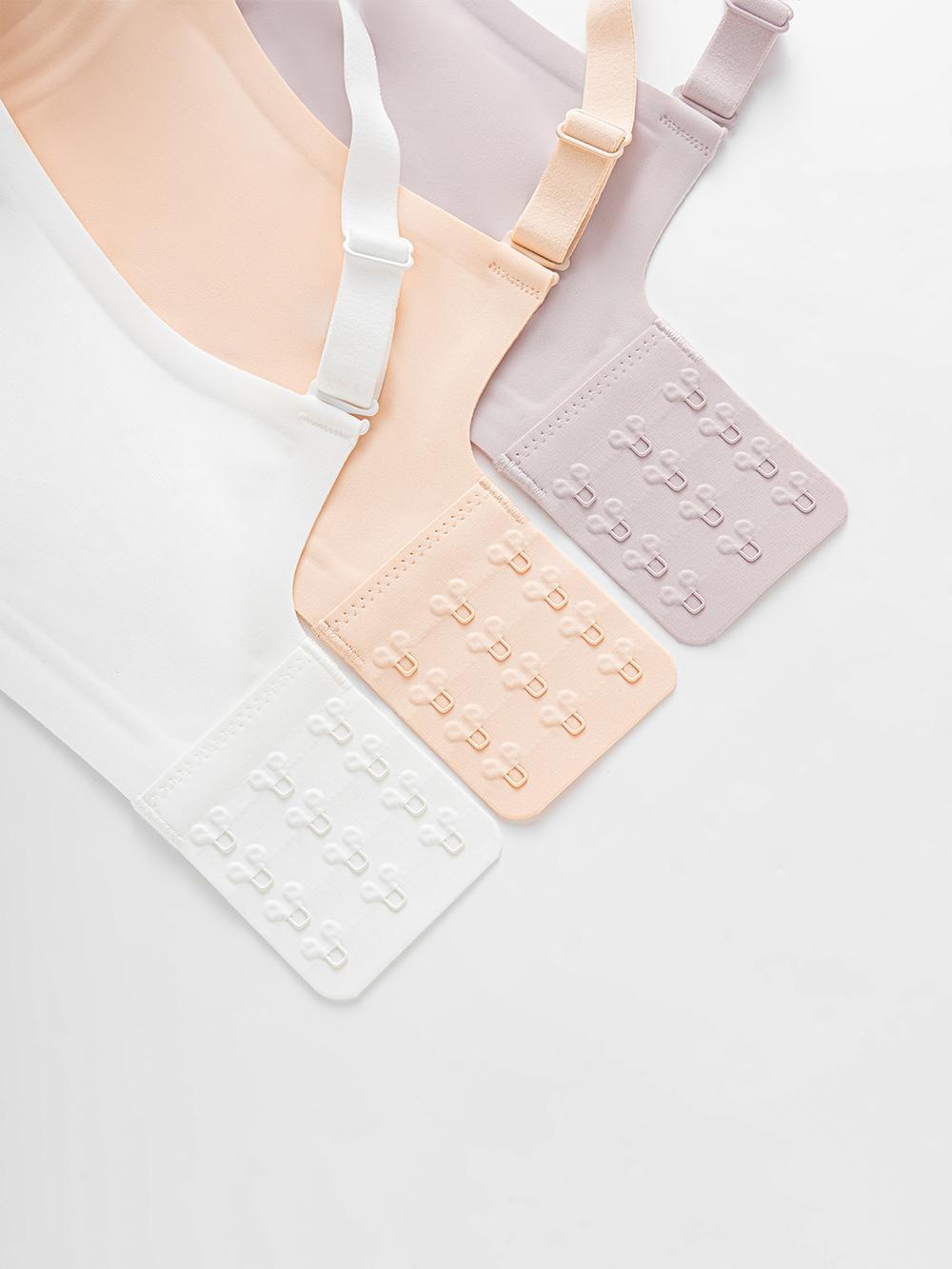 Quietlake Women's Solid Wireless Bra, Comfortable Breathable Push Up Bra, Soft and Lightweight Lingerie for All Seasons