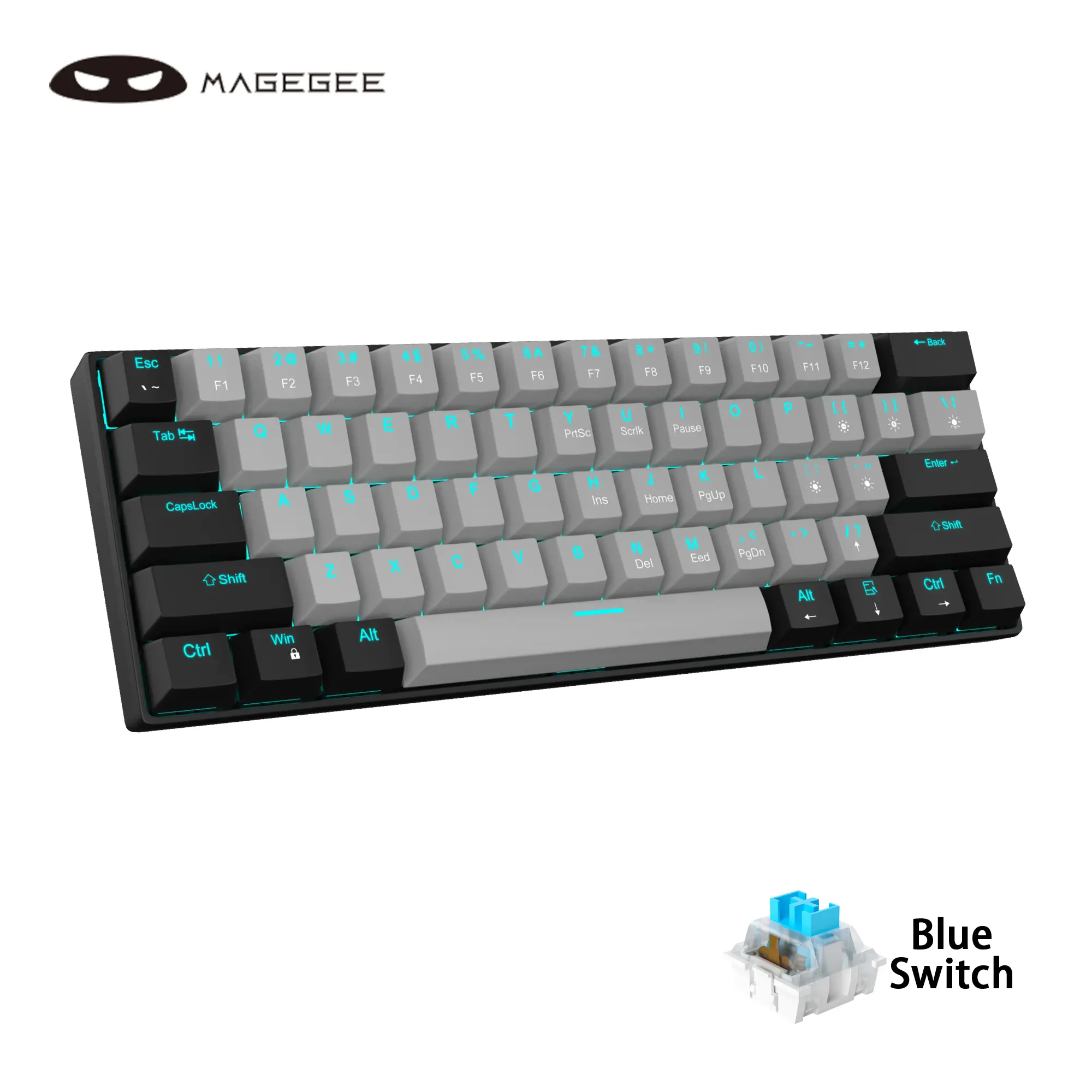 Black Grey-Blue Switch