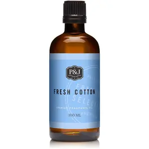 P&J Trading - Fresh Cotton Scented Oil 100ml - Fragrance Oil for Candle Making, Soap Making, Diffuser Oil