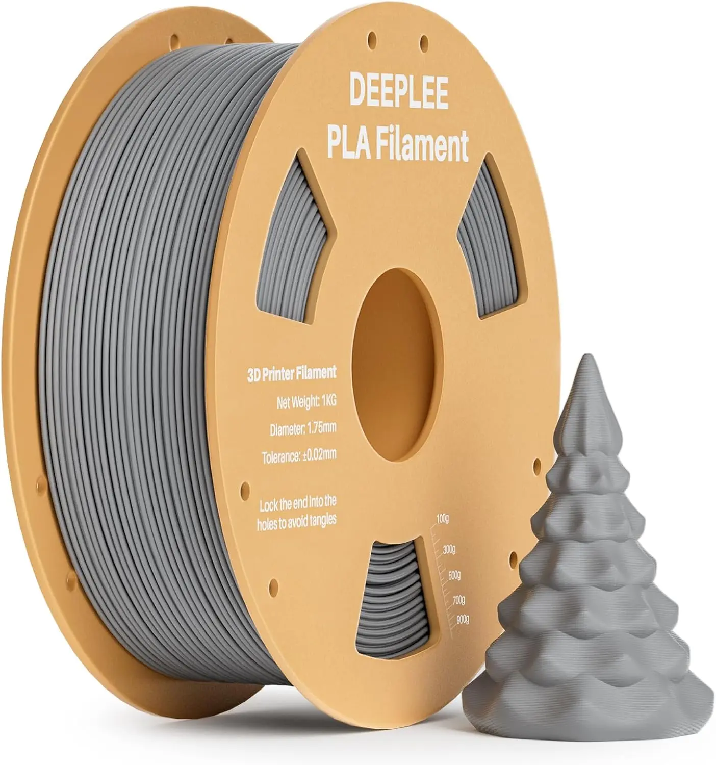 Deeplee Space Grey PLA+ 1KG 1.75mm Filament