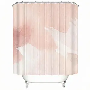 4Pcs Bathroom Shower Curtain Setswith ,Supplies,Set Including Shower Curtain & Toilet U-shape Mat & Rectangular Mat & Toilet Lid Coverand Accessories 12 Hooks Decorative