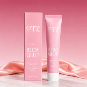 Body Adhesive Glue for Clothes 20ml, Sweat Proof, Water Wash Off Skin Adhesive, Fabric-Safe Liquid Fashion Glue Tape for Dancers, Women Bras, Wigs, Stockings