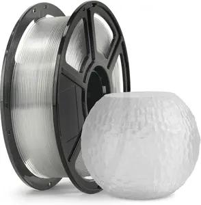 Flashforge   Clear  Rapid PETG Filament 1.75mm, Max 600mm/s High Speed Printing, 3D Printer Filament 1kg Spool, Dimensional Accuracy +/- 0.02mm, Fits Most 3D Printers