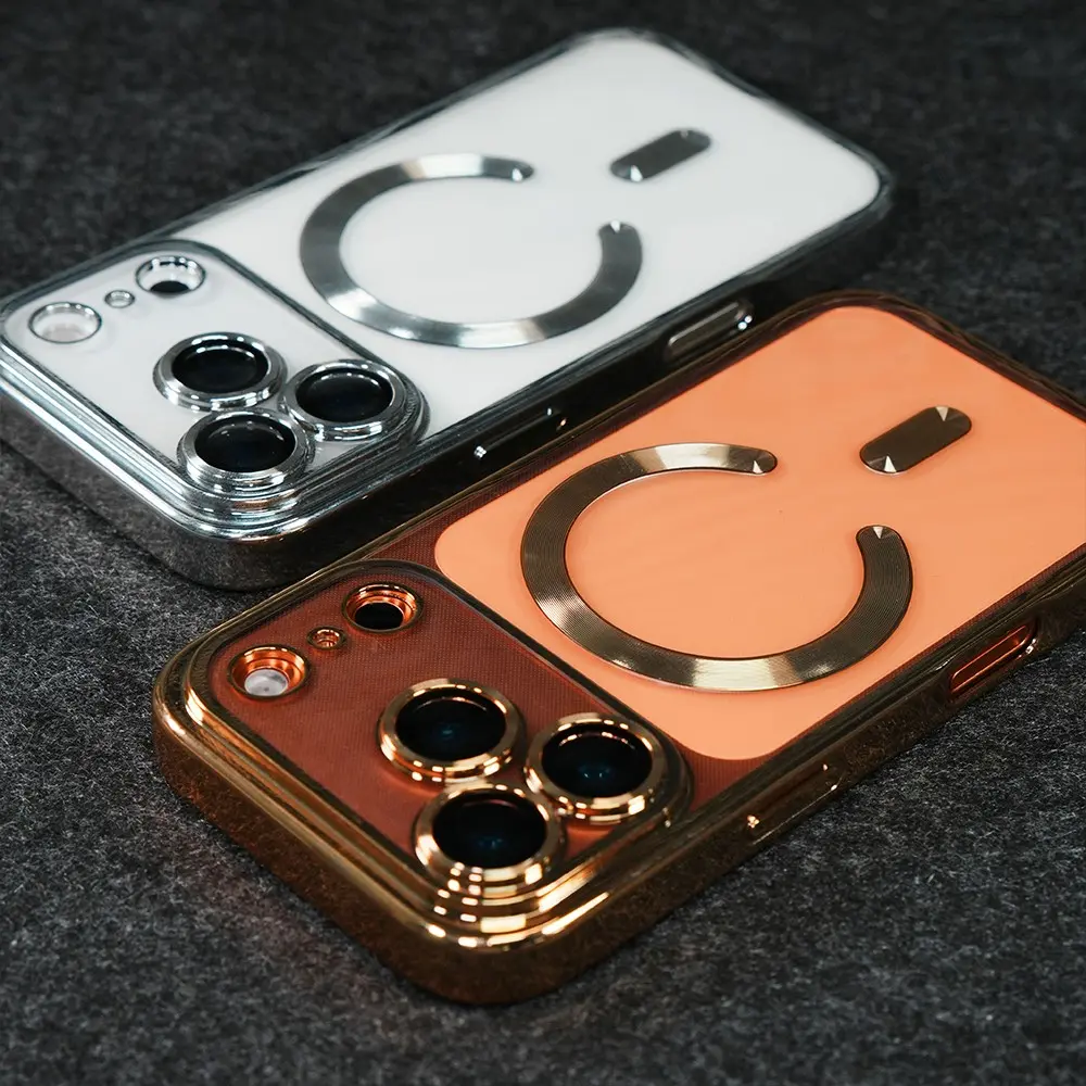 Phone Case - Luxury Plating Transparent Magnetic Wireless Charging Phone Case for Iphone 13/ 14/ 15/ 16/ 17 Pro Max Air Lens Protection Shockproof Protective Clear Soft Cover Casing Accessories - TikTok Shop Phone Case - Luxury Plating Transparent Magnetic Wireless Charging Phone Case for Iphone 13/ 14/ 15/ 16/ 17 Pro Max Air Lens Protection Shockproof Protective Clear Soft Cover Casing Accessories - TikTok Shop
