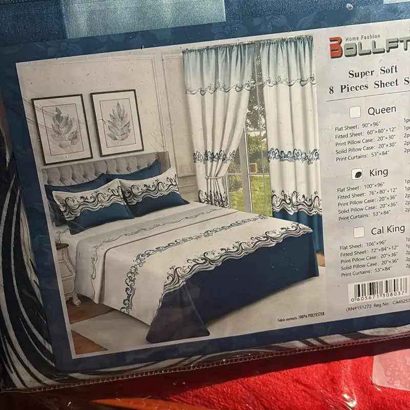 Bollft 8 pcs Bedspread Set with Luxurious Orange Greek Key Design for Elegant Bedroom Decor Super Soft Sheet Set King Size