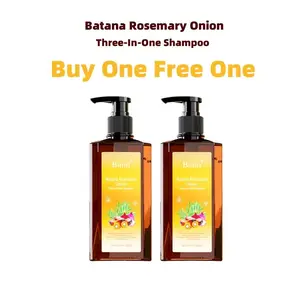 【Buy 1 Get 1 Free】Buiiti Batana Rosemary & Onion Anti-Hair Fall 3-in-1 Shampoo Oil Control Anti-Dandruff Haircare Batana Oil Repair Strengthen Reduce Hair Loss Scalp Cleanser Conditioner 300ML