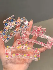 3pcs-Women-s-Minimalist-Square-Shaped-Transparent-Hair-Claw-Clips-Perfect-For-Summer-Showering-And-Everyday-Use