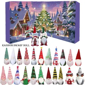 Christmas Countdown Calendar 2025, 24 day Christmas Countdown Calendar, featuring 24 Pok é mon, collectible Christmas characters, and home decor gifts (F)
