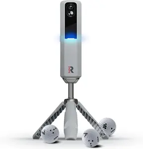 Rapsodo MLM2PRO Mobile Launch Monitor + Golf Simulator - Lightweight Portable Device with 13 Swing Metrics, 72 Target Distances, and 3 Callaway RPT Chrome Soft X Golf Balls