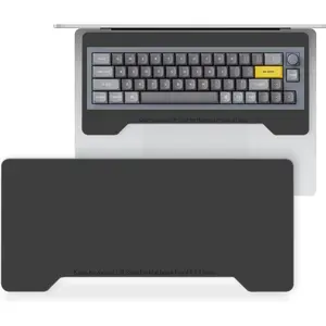 Acrylic Keyboard Lift Riser Frosted Black Stand Holder for External 40%/60%/65%/70% Mechanical Keyboard, Office Gaming, Fits MacBook Air/Pro 13"/14"/15"/16"