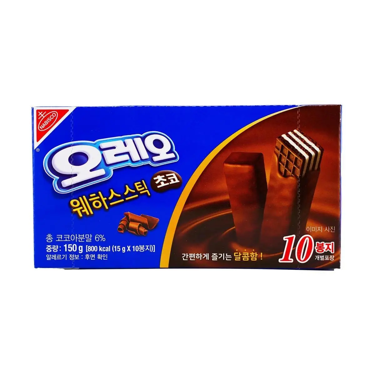 Korean Oreo Chocolate Coated Wafer Sticks 150g - Authentic Korean Snack Korean Oreo Chocolate Coated Wafer Sticks 150g - Authentic Korean Snack