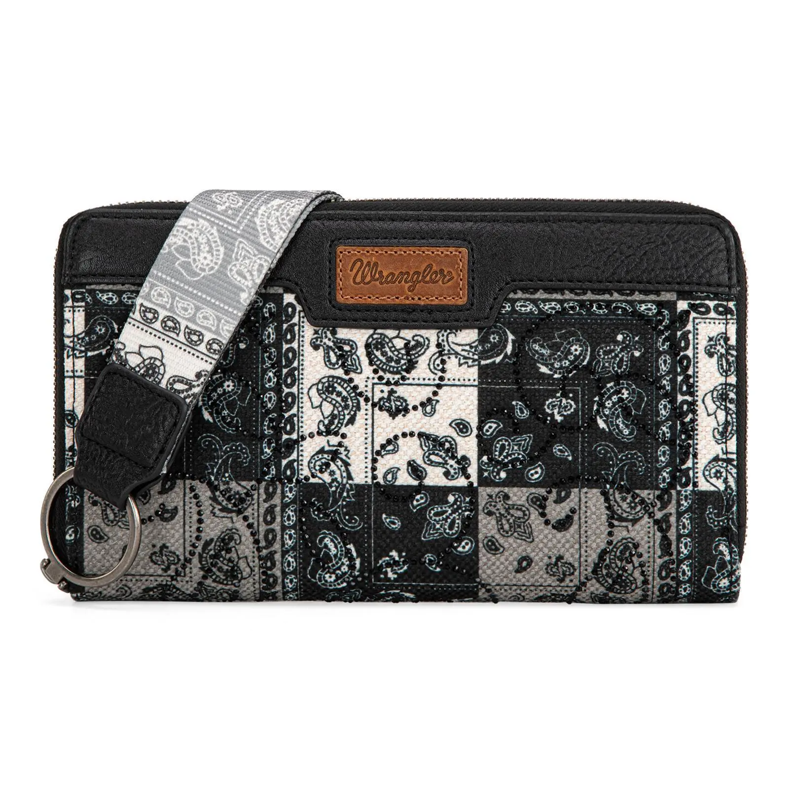 Shimmer Paisley-Black