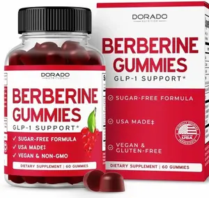 Berberine Gummies with Ceylon Cinnamon (1,200mg) Premium Sugar-Free Berberine Ceylon Cinnamon Supplement for Adults - Third-Party Tested, Non-GMO & Made in USA - 60 Count Chewable Gummies