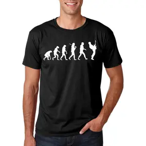 100% Cotton Guitar Evolution Funny T-Shirt - Premium Men's Tee for Musician, Guitarists and Music Lovers