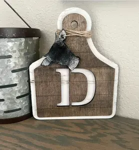 Cattle Tag Sign Decor Gift