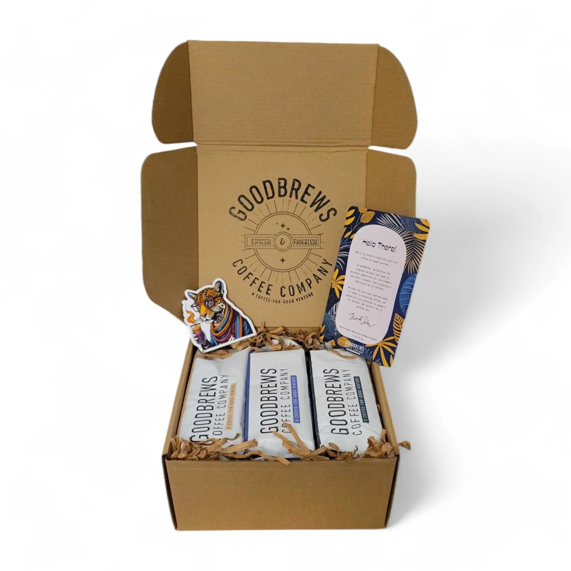 Coffee That Saves The Planet – GoodBrews Naturally Flavored, Premium Whole Bean Coffee – GoodBrews Coffee Variety Bundle Gift Box | 3-pack