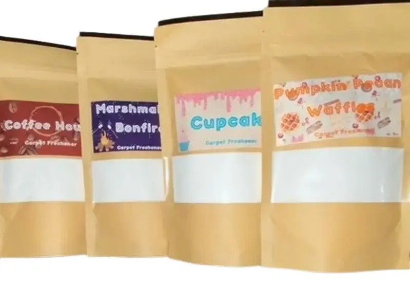 Scented Carpet Fresheners - Carpet Deodorizer with 17 Delightful Scents 8oz & 2oz Sample Sizes Easy to Use Fragrance Booster for Home