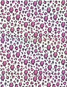 Scream Cheetah Print Full Sheet