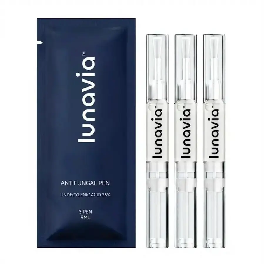 3 Pack Lunavia Antifungal Pen , UNDECYLENIC ACID 25%-Cures Most Athlete's Foot Jock ltch, and Ringworm