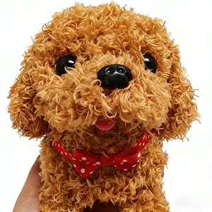 New Realistic Robotic Dog Plush Toy – Interactive Puppy That Walks, Barks & Wags Tail, Adorable Smart Pet Toy for Kids & All Ages, Perfect Christmas Gift for Dog Lovers and Family Fun A good gift for Valentine's Day tail wagging