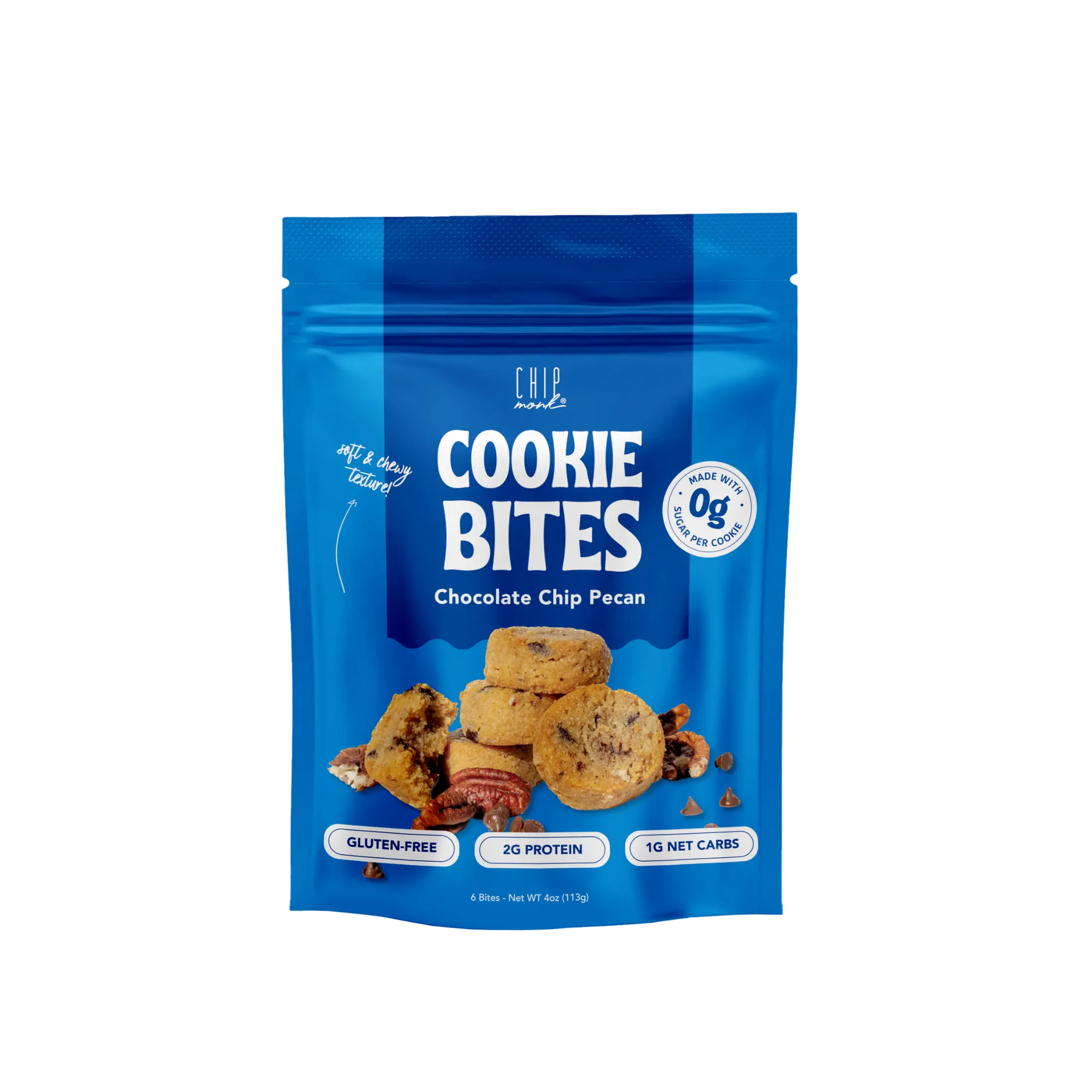 Chocolate Chip Pecan Keto Cookie Bites 4oz