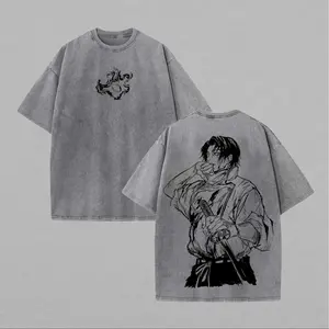 Jujutsu Kaisen Yuta Okkotsu Printed Unisex Washed T-Shirts