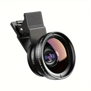 Equipped with a 0.45x high-definition wide-angle lens and a 12.5x super macro lens set, it will take your smartphone photography to the next level!