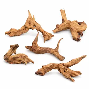 Mopani Wood Driftwood Pack (3 or 5 Pieces) – Aquarium Wood for Aquascaping, Fish Tank Decor, Betta & Shrimp Tank Hardscape