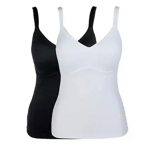 Rhonda Shear 2-pack Molded Cup Cami Tank Top
