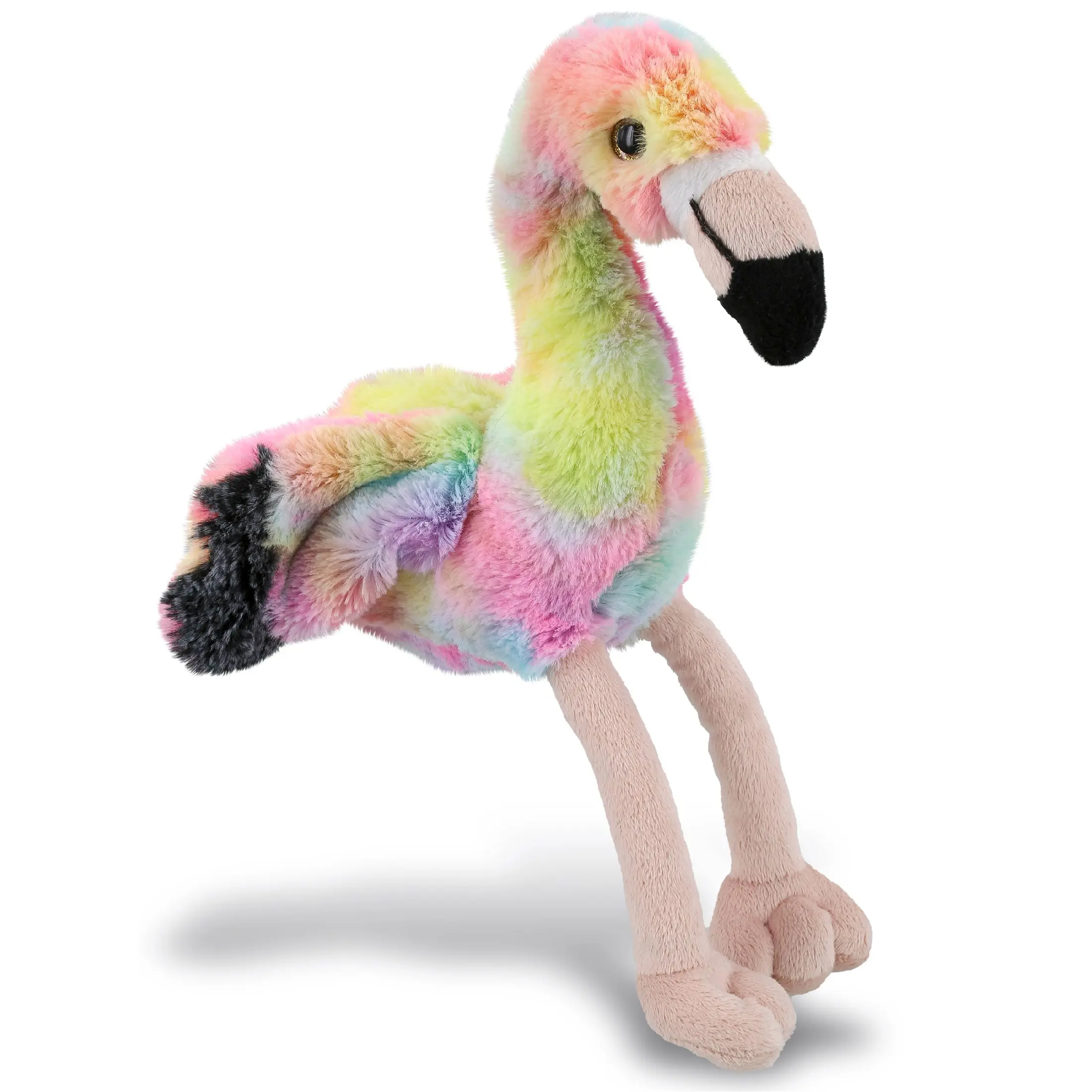 SUPER-SOFT PLUSH - RAINBOW FLAMINGO 8"
