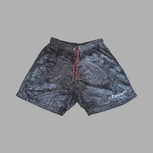 Black Mamba Mesh Summer Shorts - Breathable Mesh Fabric for Spring Wear & Versatile Casual Outings