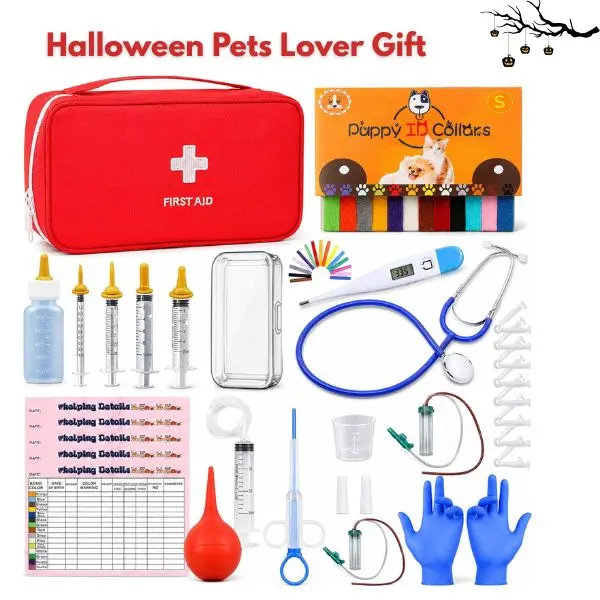 Newborn Puppy Whelping Kit, Puppy Bottle Feeding Kit, Dog Birth Supplies, Kitten Feeding Kit, Puppy Nursing Essentials, Pet First Aid Kit for Dogs & Cats