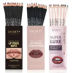 Meltdown Summer Long Lasting Lip Liner Pencil for Music Festival Makeup - Easy Coloring Matte Lip Liner, 3 Boxes, Waterproof & Smooth Application Eyeliner lip liners freckle pen lip liner stain peel summer makeup