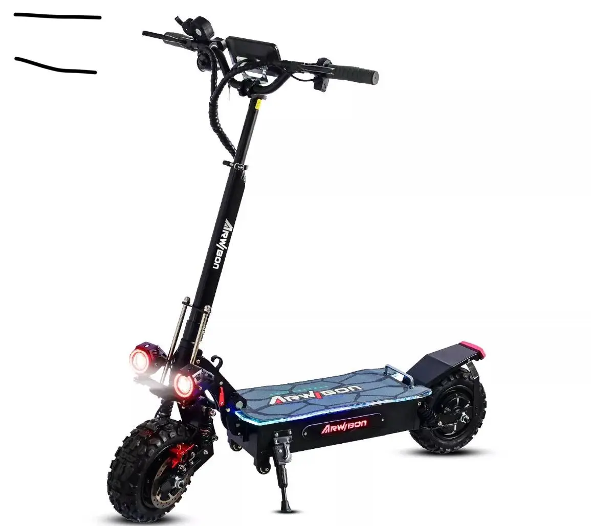 Arwibon Q06 pro  60v 5600w Electric Scooter Adult Dual Motor 11inch  Fast Speed