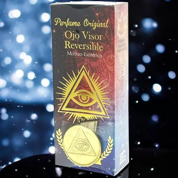 Eye Reversible Visor / Perfume Ojo Visor Reversible - Perfume with Medalls - Limited Edition Exotic Fragrance Eau De Parfume
