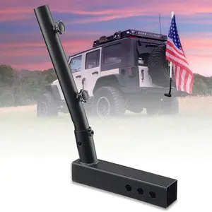 Hitch Mount Flag Pole Holder- Universal Heavy Duty Trailer Hitch Flag Pole Holder for ,Compatible with , , SUV, RVs,UTVs, ATVs ,Pickup