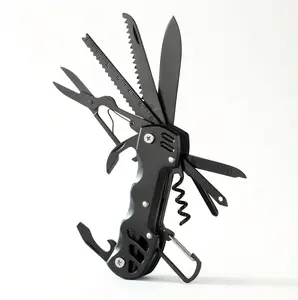 13 in 1 Multitool Knife Foldable Stainless Steel Survival Gear for Camping Hiking EDC