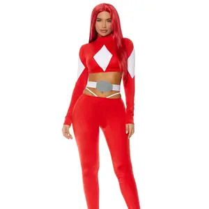 Red Mighty Power Superhero Costume