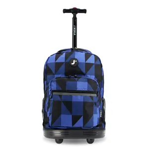 Sunrise Rolling Backpack (18 Inch) in Block Navy Travel Essentials Durable