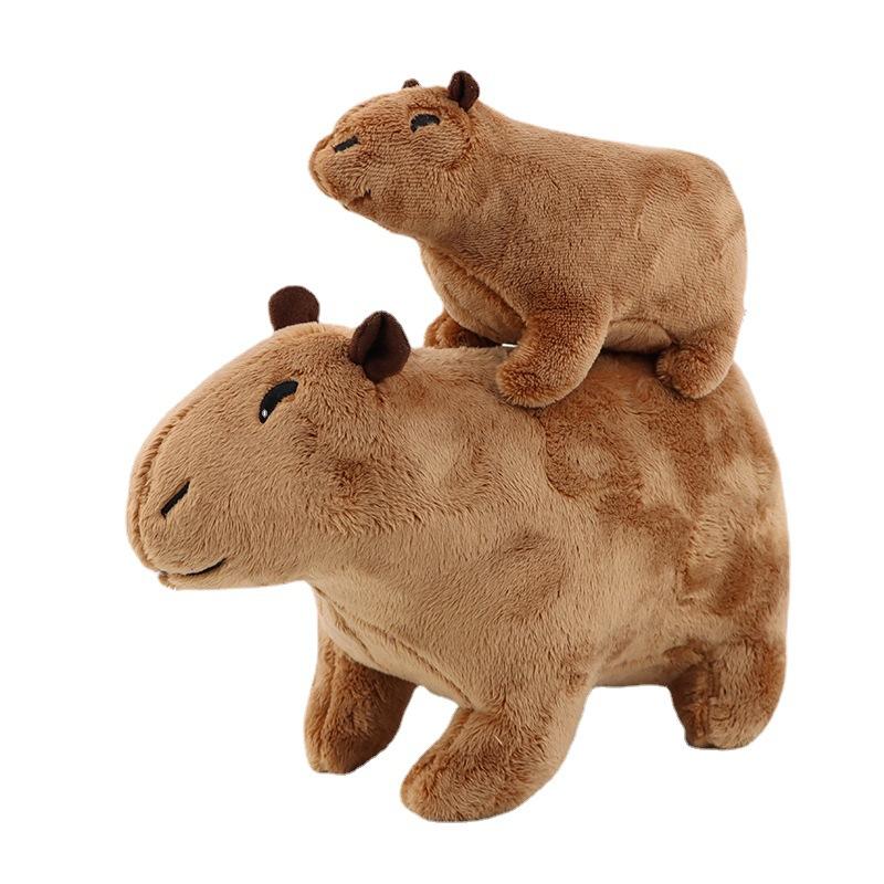 Capybara Plush Toy, Cute Capybara Cuddly Stuffed Animal,Soft & Comfy Plush Toy,Birthday & Holiday Gift for Young People