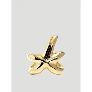 Vintage Polished Gold Starfish Bracelet