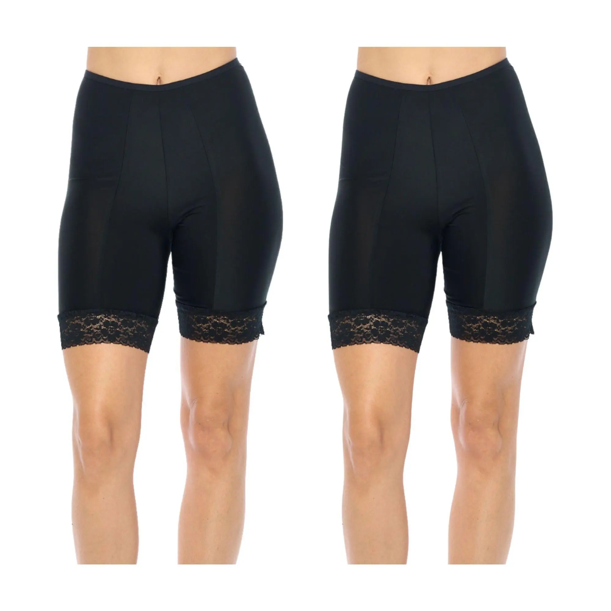 Undersummers Set of 2 Cooling Fusion 7" Shortlette Slip Short