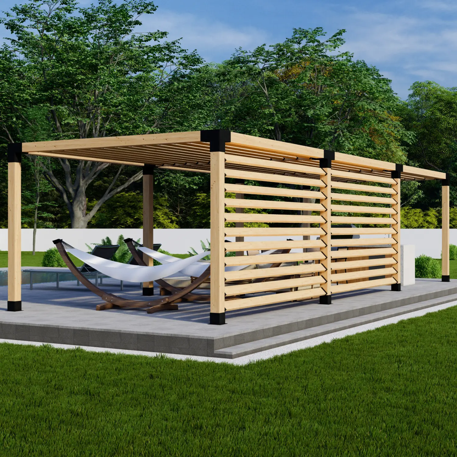 Freestanding Garden Pergola Kit Freestanding Garden Pergola Kit