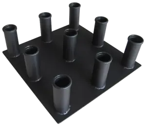 French Fitness Vertical Olympic 9 Bar Rack Holder (New)