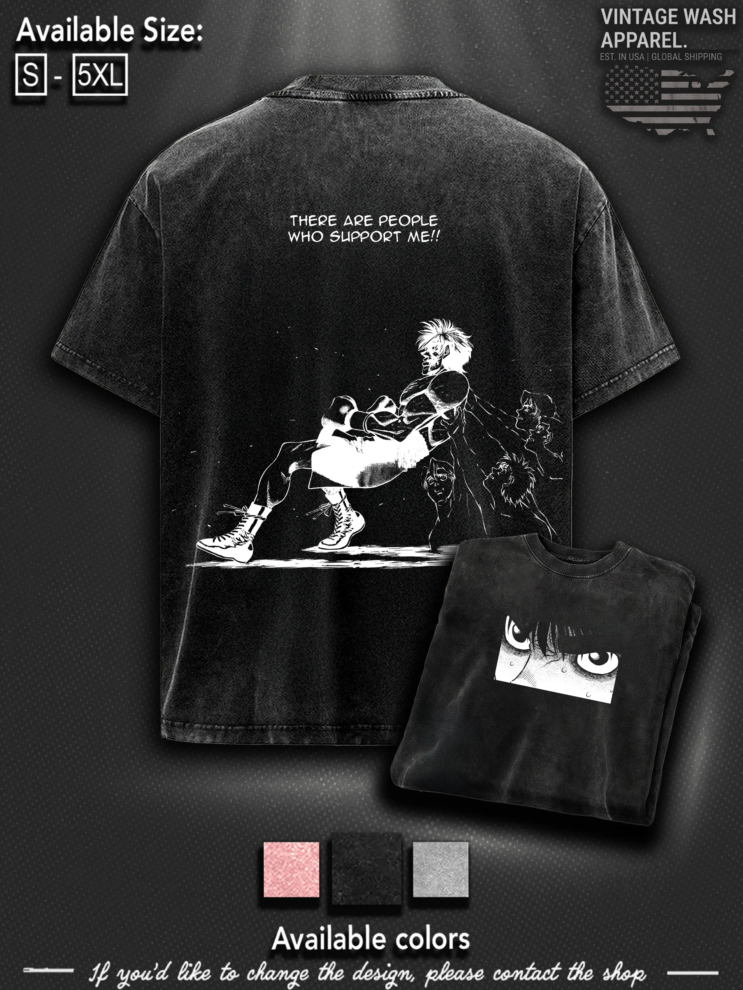 Dempsey Roll Origin Ippo Mamoru Takamura K.B.G. T-Shirt | Hajime no Ippo Boxing Streetwear, Unisex Fit boys  merch shirts  men