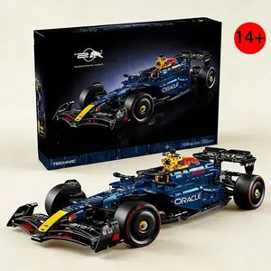 42206 High-Tech F1 Racing Car Stem Building Blocks, Building Block Sets, Speed Champion Supercar, Adult Assembly Car Set, Birthday Gift