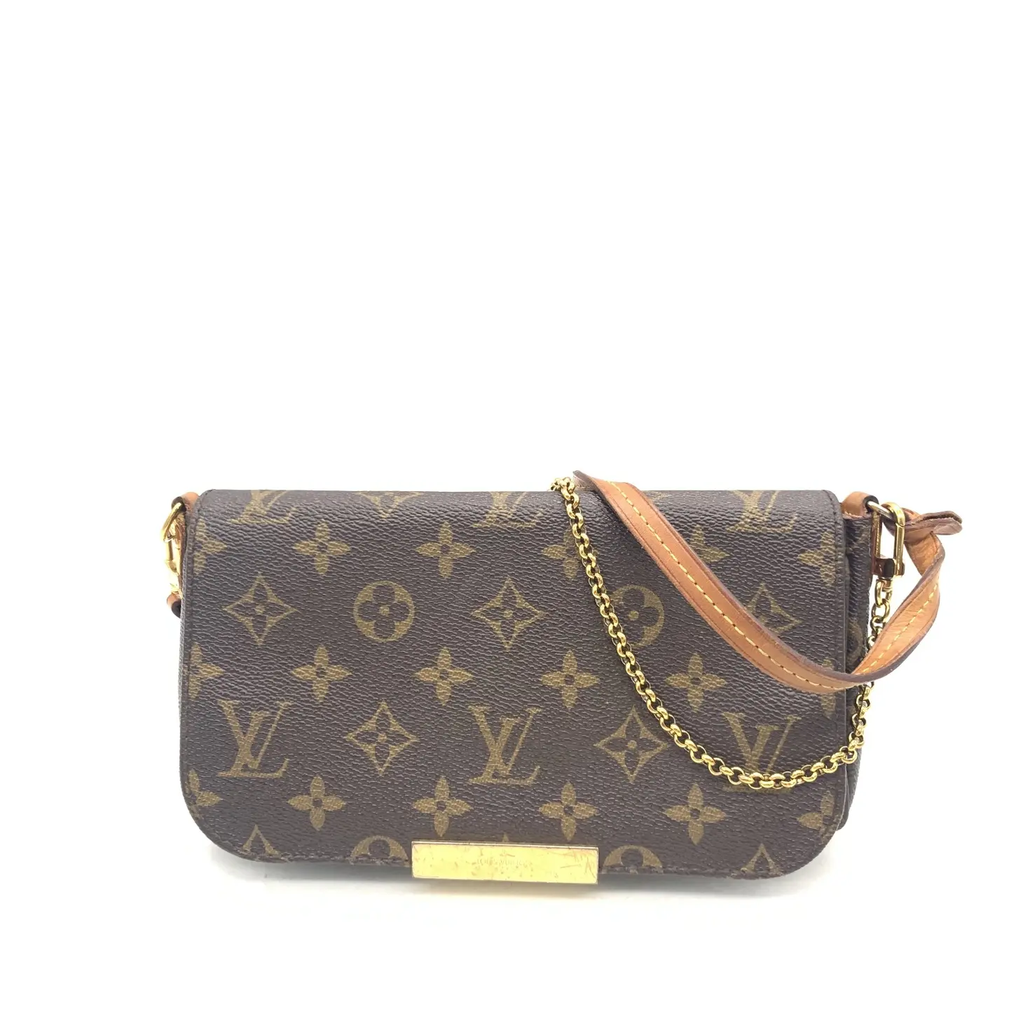 Pre-owned Louis Vuitton Leather Small Leather Goods Monogram Favorite Bag