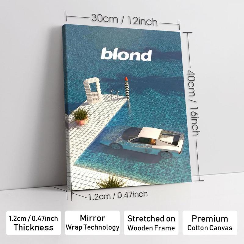 Car & Pool Pattern Canvas Painting with Frame, Modern Art Poster, Wall Art Decorative Painting for Home Living Room Office Bedroom, Artwork Car & Pool Pattern Canvas Painting with Frame, Modern Art Poster, Wall Art Decorative Painting for Home Living Room Office Bedroom, Artwork