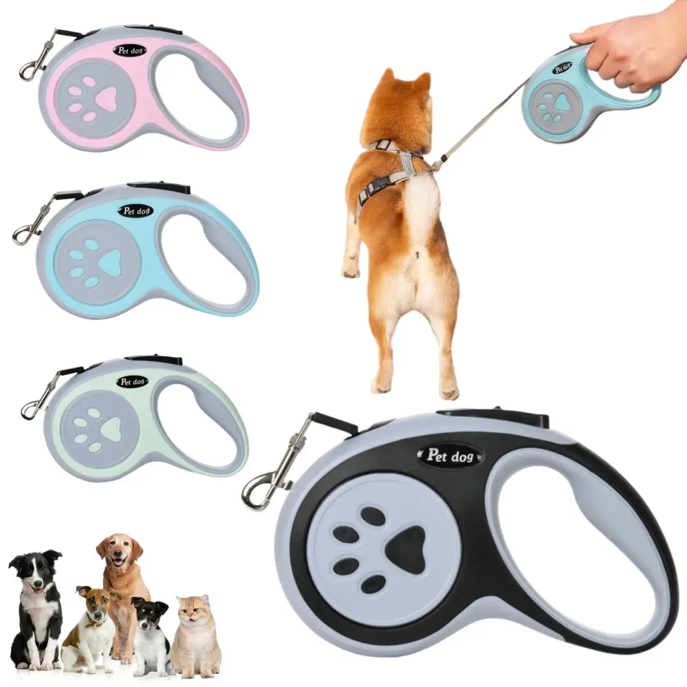 PurePaw Durable Retractable Dog Leash with Comfort Grip