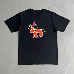 Wifiskeleton Pony Graphic T-Shirt, Underground Rap Album Inspired Tee, Vintage Y2K Music Shirt 4